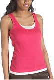 IZOD Women's Solid 2fer Tank Top