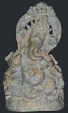41u3CSU kKL. SL160  Mogul Interior Sitting Ganesha Hindu God Stone Sculpture From India 12