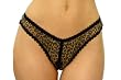 Leopard Mesh Crotchless Panty. (EM-2882) Leopard Mesh Crotchless Panty. Colors: Leopard. Sizes: One Size.