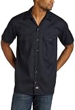 Dickies Herren Kurzarm Hemd SHORT SLEEVE WORK SHIRT, DARK NAVY, M