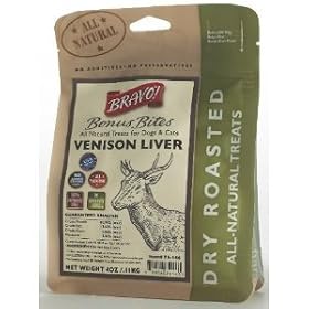 Bravo! Dry Roasted Venison Liver Treats by Bravo%21