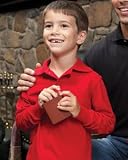 5.6 oz 50/50 Long-Sleeve Knit Youth Polo with SpotShield Stain Resistance by Jerzees (Style# 437YL)