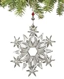 Review Waterford 146649 / Waterford Crystal 2008 Snow Crystals Pierced Ornament