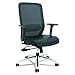 HON Exposure Mesh Task Chair - Mesh High-Back Computer Chair with Leather Seat for Office Desk, Black (HVL721)