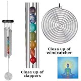 Woodstock Signature Collection 17-1/2-Inch Chakra Chime, Seven Stones