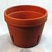 Clay Orchid Pot - 4.25