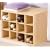 Rubbermaid 3E29 Configurations Shoe Cubby Hanging Unit, Maple