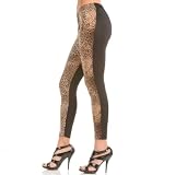 Angelina Leopard + Black, Half-and-half Leggings. One size. Angelina Leopard + Black, Half-and-half Leggings. One size.