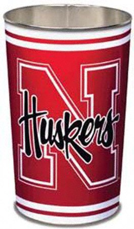 Nebraska Cornhuskers 15in. Waste Basket