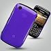 COVERS CASES 8520 CURVE BLACKBERRY PURPLE TRANSPARENT BACK COVER CASE AND SCREEN PROTECTOR Accessories for mobile phones by Oliviasphones