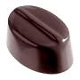 Paderno World Cuisine Polycarbonate Chocolate Mold, Lined Oblong