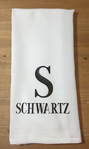 Monogram Towel - Personalized Tea Towel - Personalized Hand Towel, Monogram Towel - Wedding Gift Flour Sack Towel Hand Towel Engagement Gift