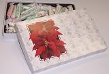 Gourmet Food : Scott's Cakes Assorted Salt Water Taffy 1 Pound Poinsettia Box