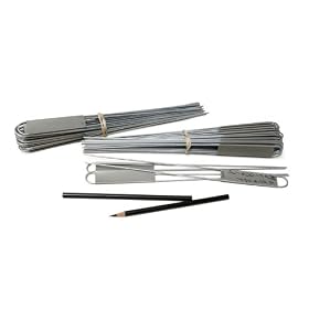 Plant Markers - 50 Great Zinc Plant Identifiers with Two Magic Garden Pencils. Use for... by 