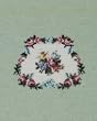 Miniature Floral Needlework in Green by Lindee's Little Linens