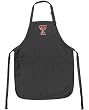 Texas Tech Apron NCAA College Logo Black TTU Red Raiders TOP RATED for Grilling, Barbecue, Kitchen and Cooking Best Unique Gifts for a Man, Men, HIM HER Women, Ladies. GIFT IDEA!