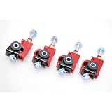 1994 to 2001 Acura Integra All Model Front Camber Kit Suspension Set Red Color by Honda