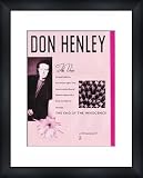  : DON HENLEY End of Innocence - Custom Framed Original Ad - Framed Music Poster/Print
