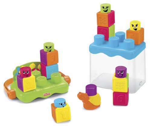 Imagen 1 de Mattel P8793 Fisher Price - Piezas para apilar con caja de almacenaje