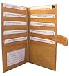 New Womens Leather Credit Card Holder Wallet Available in 4 Colors