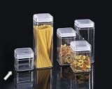 Acrylic 30 Ounce Square Canister