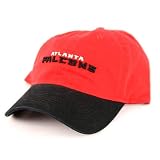 Atlanta Falcons Black & Red 2-Tone Adjustable Baseball Hat