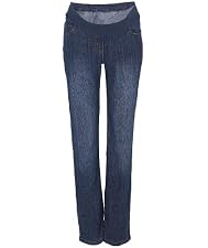 Underbump straight-leg jeans