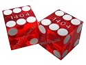 2 19mm Planet Hollywood Casino Precision Dice - Used in Actual Casino