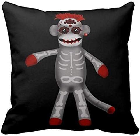 Sock Monke Sugar Skull Day Of The Dead R1f550c3715ea4a46b9017991e37b3506 I5fqz 8byvr Pillow Case