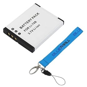 GTMax LI-70B Battery + Wrist Strap Lanyard for Olympus FE-4020 VG-110 VG-120 VG-130 VG-140 VG-160 VR-340