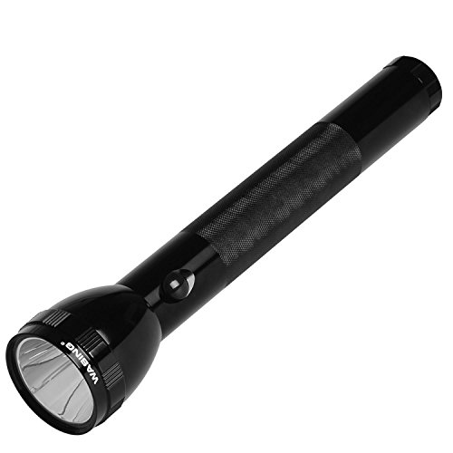 WASING Cree XR-E Q5 Aluminum Alloy Design Waterproof 3-D Cell LED Flashlight for Outdoor Using(D3L),Black