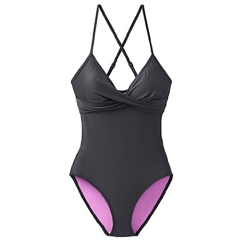 Athleta Solid Bra Cup Swim Suit