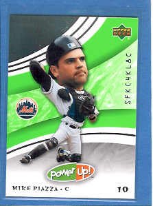 2004 Upper Deck Power Up 75 Mike Piazza New York Mets (Baseball Cards)