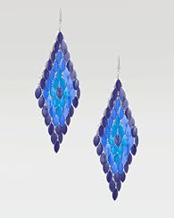 Multi Colored Tiered Earring