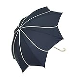 (トライバル)TRIBAL フラワーパイピング折りたたみ日傘 UVカット 晴雨兼用