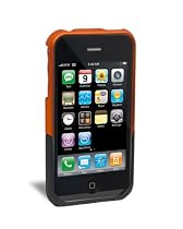iFrogz Luxe Protective Hard Plastic Case for 3G iPhone - Orange/Black