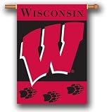 University of Wisconsin Badgers Large Banner Flag