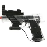 Colt MK IV Airsoft Spring Pistol W Laser Sight Target Clear Version