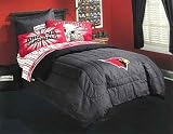 NFL Arizona Cardinals - Black Denim Bedskirt - Twin/Single Size