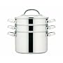 Prestige Stainless Steel Multi Steamer, 24 cm, 5.8 Litre