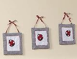 Little Ladybug Red and White Polka Dot Wall Hanging Accessories by JoJo Designs