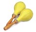 Musical Instruments : Professional Maracas for Latin Percussion Yellow
