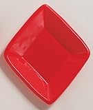 UPC 009312000173 product image for Club Pack of 24 Red Diamond Disposable Plastic Card Night Party Mini Snack Trays | upcitemdb.com