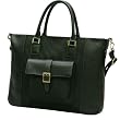 New Cless Nylon/Leather Tote Black