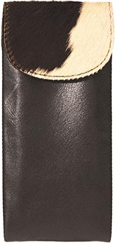 ILI Womens Leather Double Eyeglass Holder Case