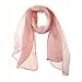 Wrapables Silk Blend Long Scarf, Pink Blush