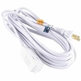 Extension Cords: White Household Cord, 15