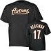 Lance Berkman Black Majestic Name and Number Houston Astros T-Shirt