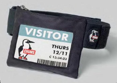 security badge ID Holder Arm Sport Band Wallet clear window Black zip pocket On Sale