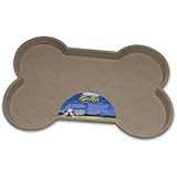 Loving Pets Bella Spill-Proof Pet Mat for Dogs, Small, Tan